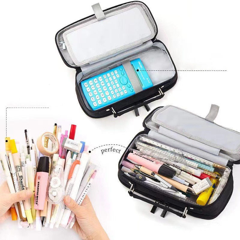 Large Capacity Multifunctional Pen Bag for School Students