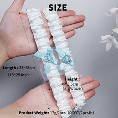 Butterfly Rhinestone Bridal Garters Set