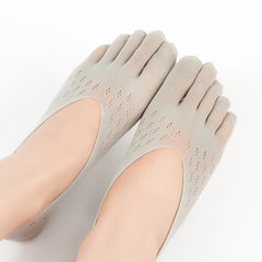 5 Finger Toe Socks Women Invisible Sock Slippers Shallow Mouth Socks