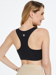 Women's Seamless Racerback Fitness Yoga Bra High Elastic