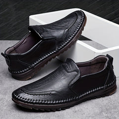 Men's Microfiber Non Slip Loafer Shoes
