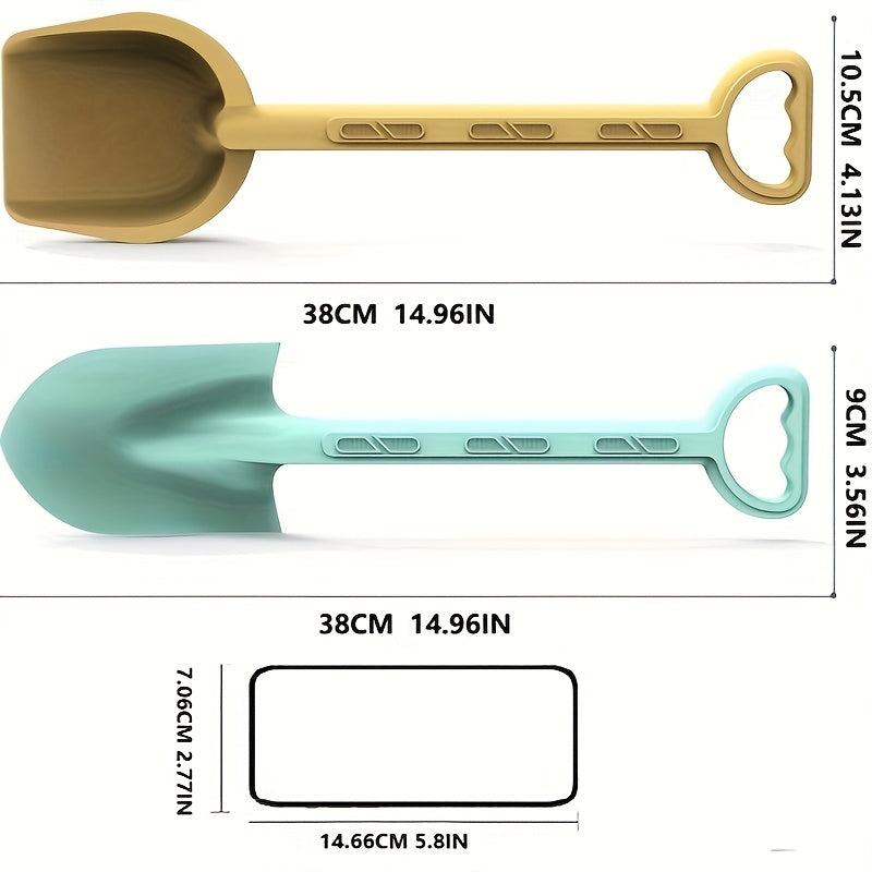 2pcs Random Large Shovel & Snow Shovel for Kids' Beach & Snow Play