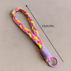 Braided Lanyard Keychain for Mobile Phone Case