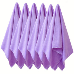 6pcs Colorful Hand Towels Set Microfiber Coral Velvet Face Towels