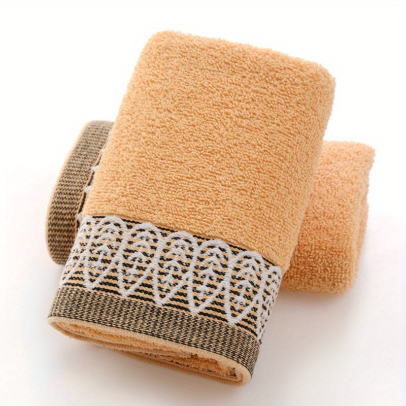 Leaf Pattern Hand Towel Soft Skin-friendly Face Towel Thick Reusable Hand Towels
