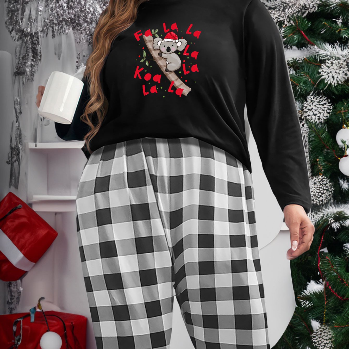 Christmas Loungewear Set Women's Pajamas