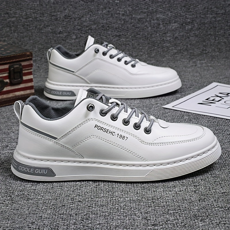 Men's Breathable Lace Up Skate Shoes Casual Sneakers