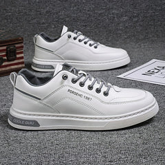 Men's Breathable Lace Up Skate Shoes Casual Sneakers
