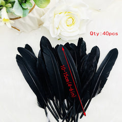 40pcs Colored Natural Goose Feather DIY Art Wedding Party Dream Catcher