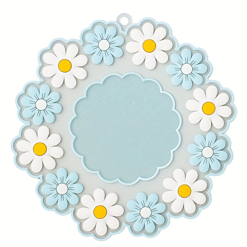 Rubber Placemat Flower Plate Mat Non-slip Coaster Table Mat