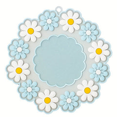 Rubber Placemat Flower Plate Mat Non-slip Coaster Table Mat