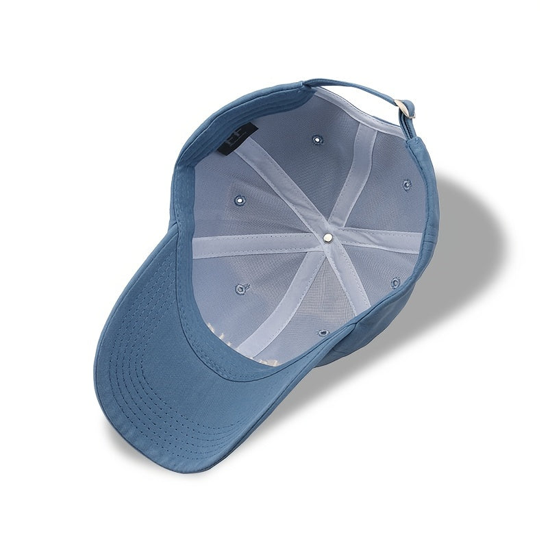 Vintage Embroidered Baseball Cap Sunshade Couple Casual Sport Cap