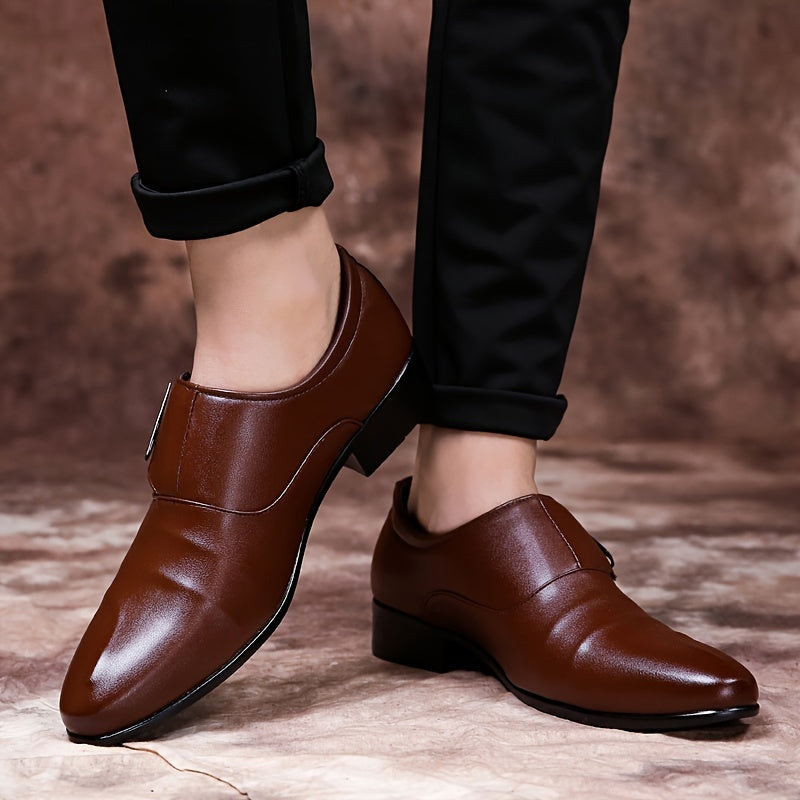 Men's Pointed Toe Slip-On Formal Shoes