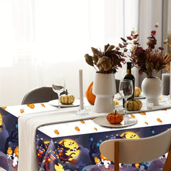 3pcs Disposable Plastic Tablecloth Halloween Party Supplies