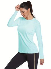 Women's UPF 50 Sun Protection Long Sleeve Outdoor T-Shirt