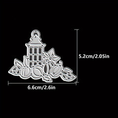 1pc Lantern Flower Set Metal Cutting Dies Scrapbook Paper Craft Mould DIY