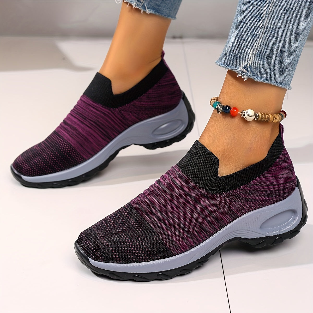 Outdoor Hiking Shoes Women, Non-slip Running Sneakers