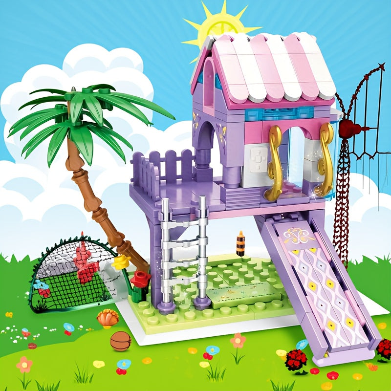 DIY Treehouse Assembly Toy 172pcs ABS Material Building Blocks