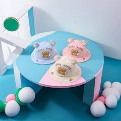 Kids Cartoon Bear Sunshade Bucket Hat