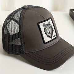 Unisex Sunshade Breathable Casual Baseball Cap With Animal Pattern
