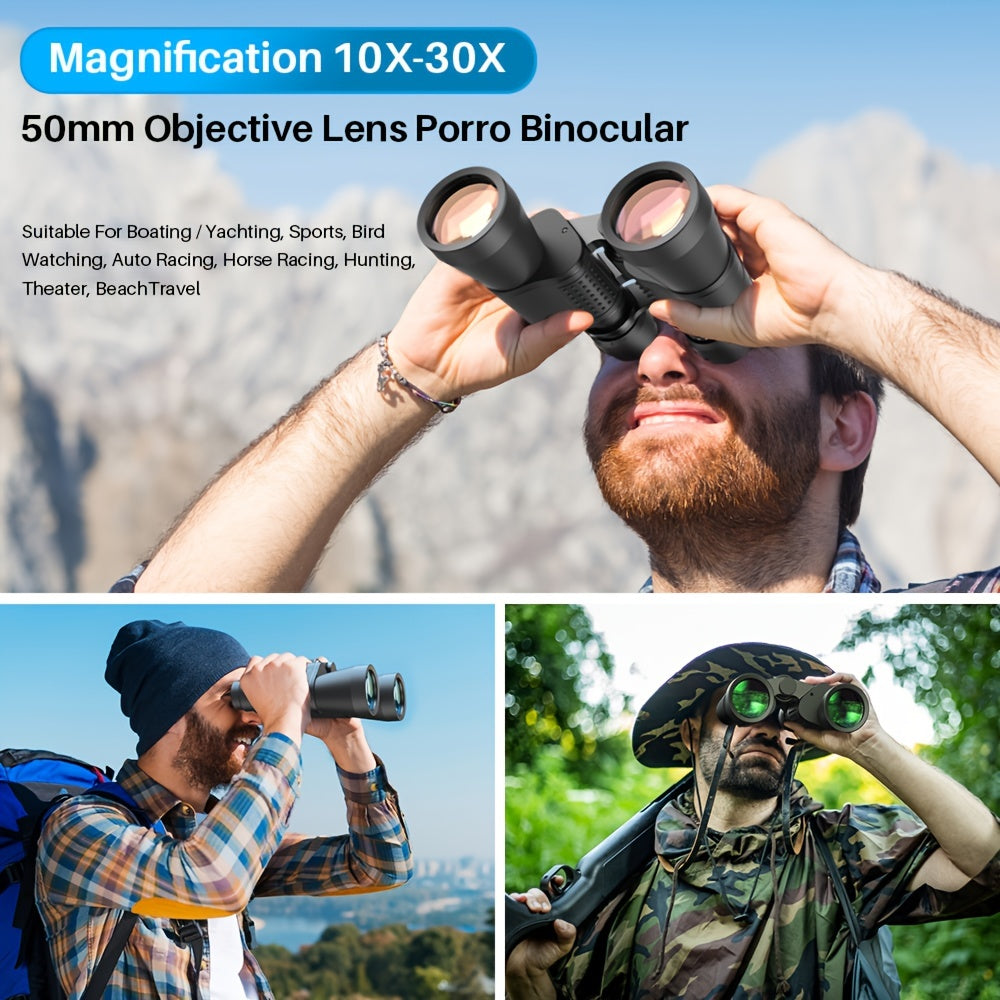 High-Powered 30x50 Binoculars for Bird Watching, Travel, Sightseeing & Concerts