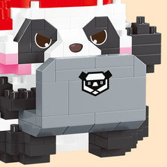 Panda Building Blocks DIY Animal Model Assembled Buillding Block Toys