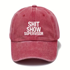 Vintage Distressed Baseball Cap Funny Letter Print Unisex Outdoor Accessory
