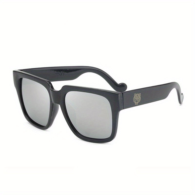 Men's Square Large Frame Sunglasses UV Protection Driving Glasses