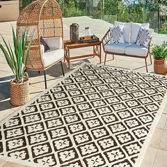 Soft Geometric Area Rug Non Slip Washable - Living Room Rug