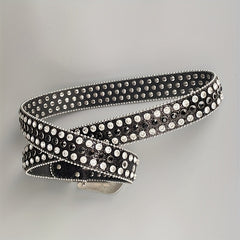 Rhinestone Belt Y2K Sparkly Western Cowboy Cowgirl Belt Hip