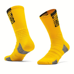 Men's Mid Crew Sport Socks - Sweat Absorbing and Comfy