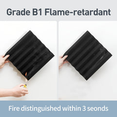 36pcs Acoustic Sound Absorbing Cotton for Recording Room