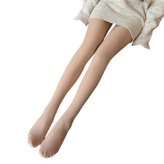 Women's High Waisted Thermal Pantyhose Slim Fit Leggings