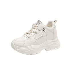 Lace up Running Shoes Height Increase Casual Sneakers Non slip Sports Sneakers