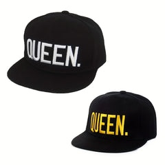 Queen Embroidery Baseball Cap Snapback Hat Hip Hop Sun Hat