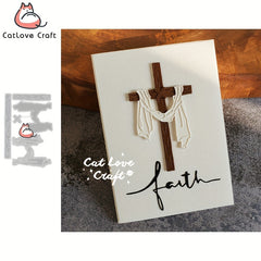 Crucifixion Metal Cutting Dies Scrapbooking Stencil DIY