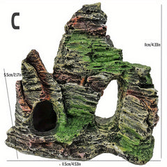 Fish Tank Resin Ornamental Rockery Aquarium Decoration