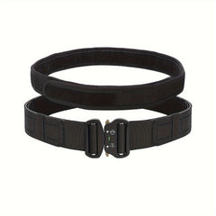 Adjustable MOLLE Belt with Metal Buckle