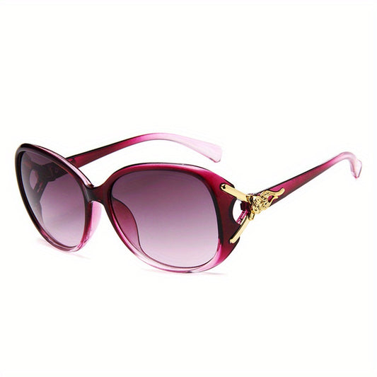 Fox Head Large Round Sunglasses UV400 Sun Shades Glasses