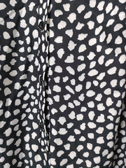 Casual Jumpsuit Women's Plus Allover Print Button Up
