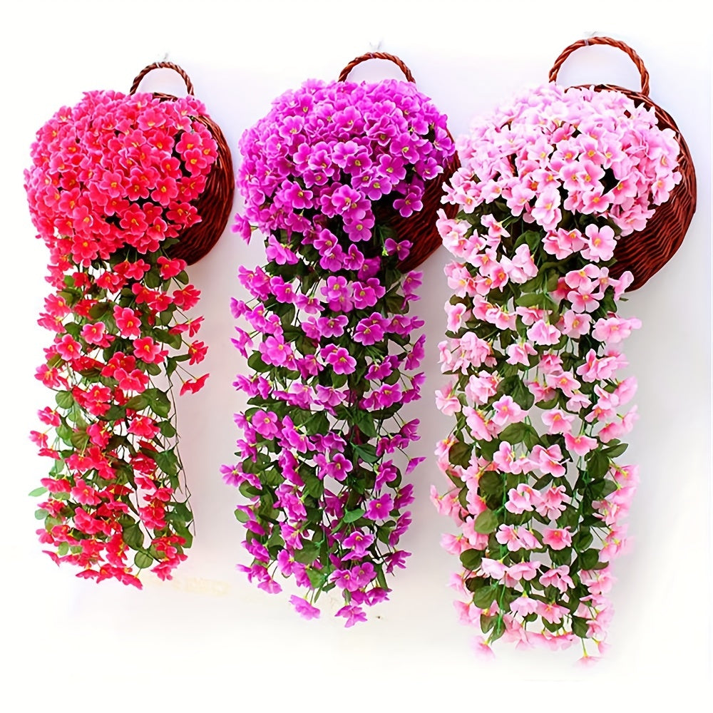 Real Touch Violet Arrangement Hanging Vine Room Decor