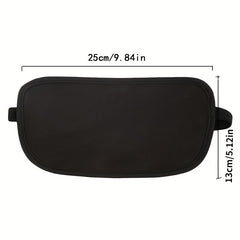Portable Storage Bag Zipper Solid Bag Passport Waist Bag
