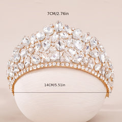 Rhinestone Crown Headband Queen Style Hair Band Hair Accessories