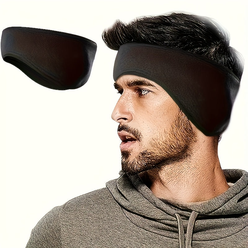 Winter Fitness Headband with Ear Protection Moisture Wicking