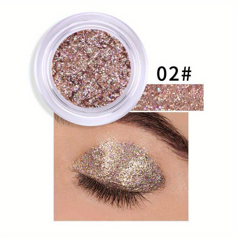 Monochrome Glitter Eyeshadow Highlighter Powder