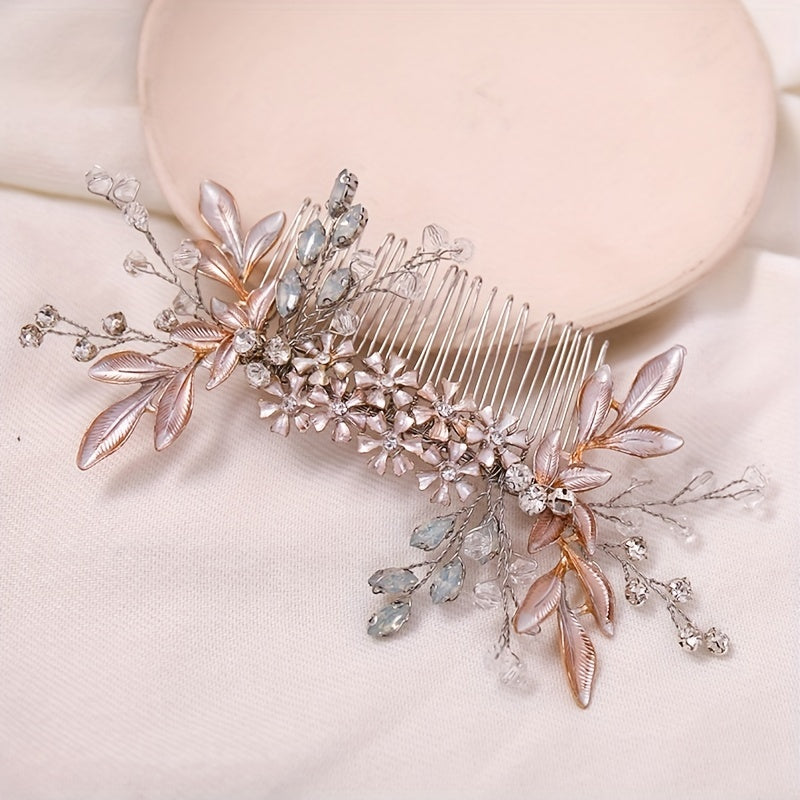 Rhinestone Hair Comb Head Jewelry Hair Accessories