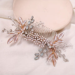 Rhinestone Hair Comb Head Jewelry Hair Accessories
