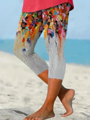 Skinny Capris Leggings Casual Crop Leggings for Women