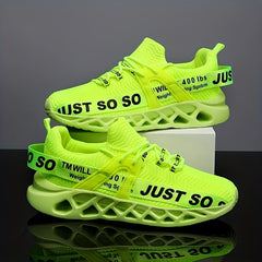 Men's Plus Size Knit Running Shoes Breathable Soft Sole Sneakers