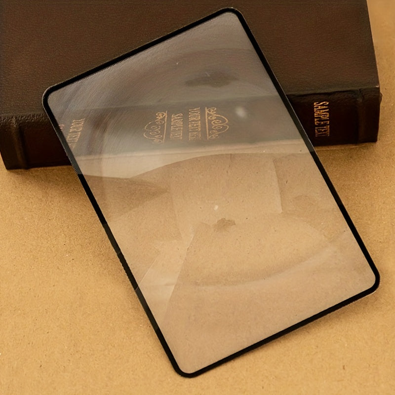 PVC Bookmark Magnifying Glass Card Thin Reading Business Card